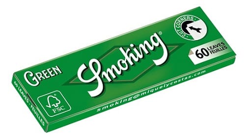 Smoking Rolling Paper Reg Green (50)