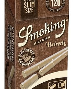 Smoking Filter Tips Precut Ultra Slim Brown